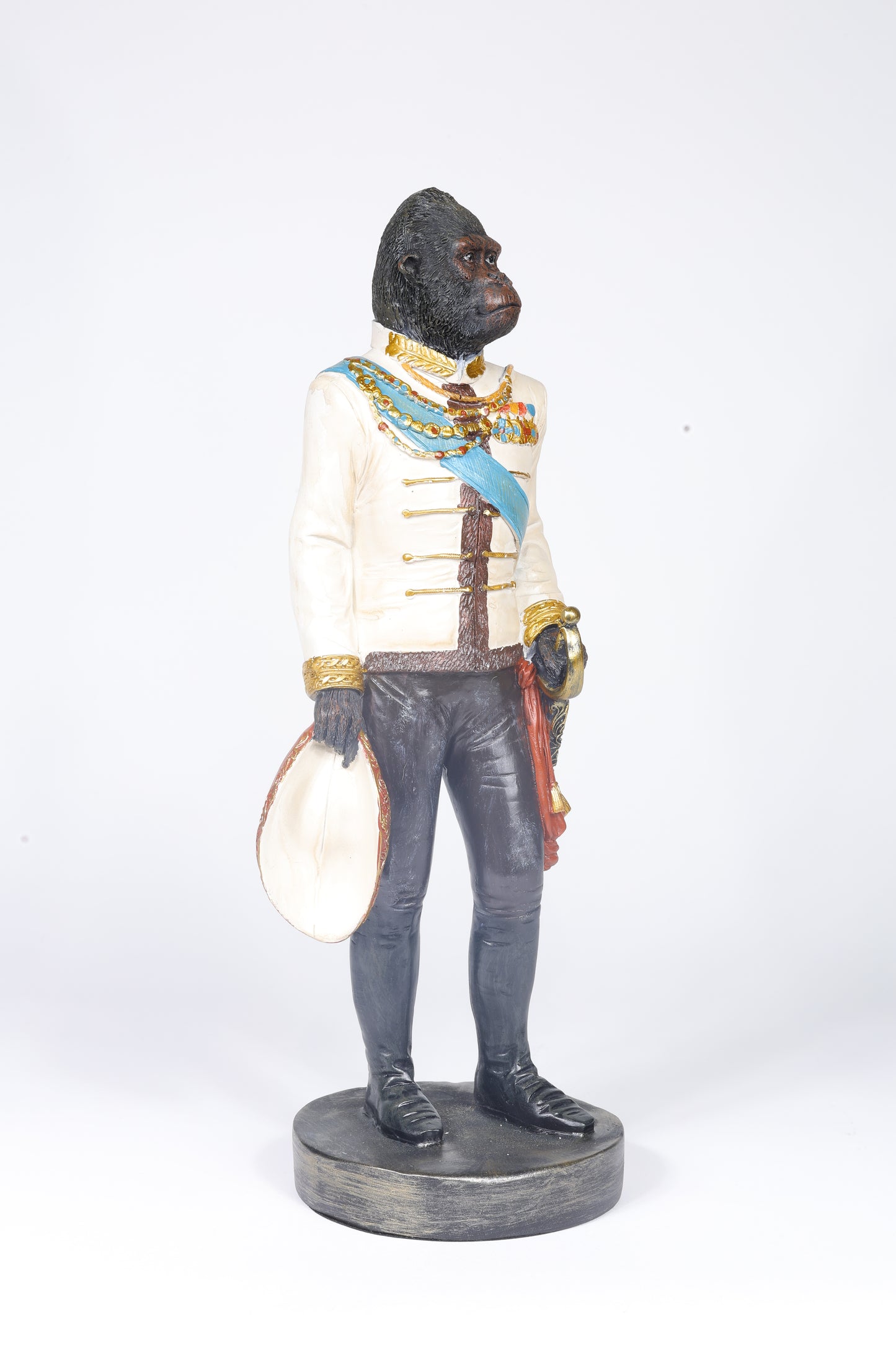 Ape Figurine| Suave Silverback Statue|Urban Wilds