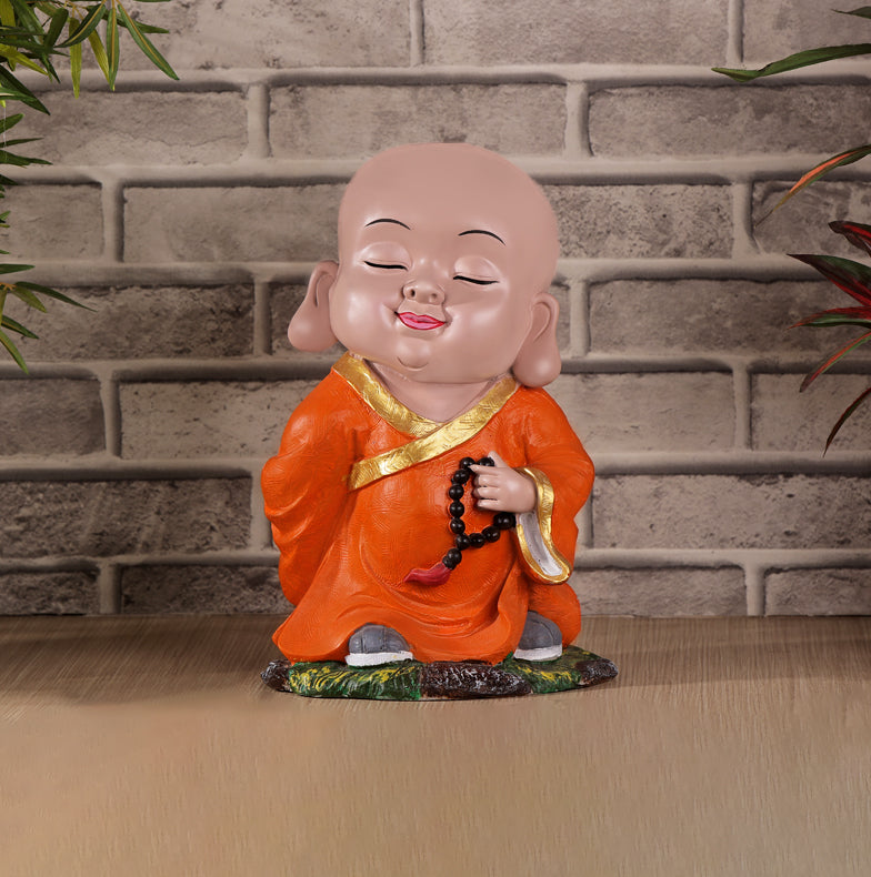 Serene Buddha & Monk