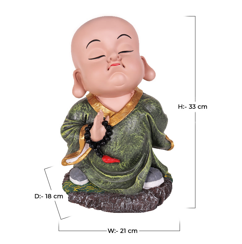 Funny Monk Statue