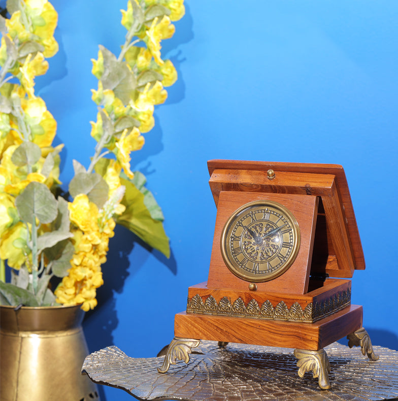 Vintage Folding Table Clock