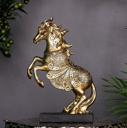 The Radiant Steed Horse Table Sculpture