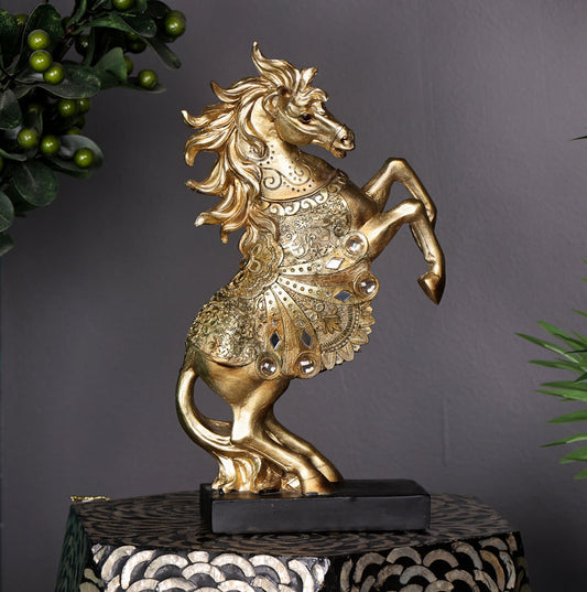 The Jack Rider Horse Decorative Showpiece