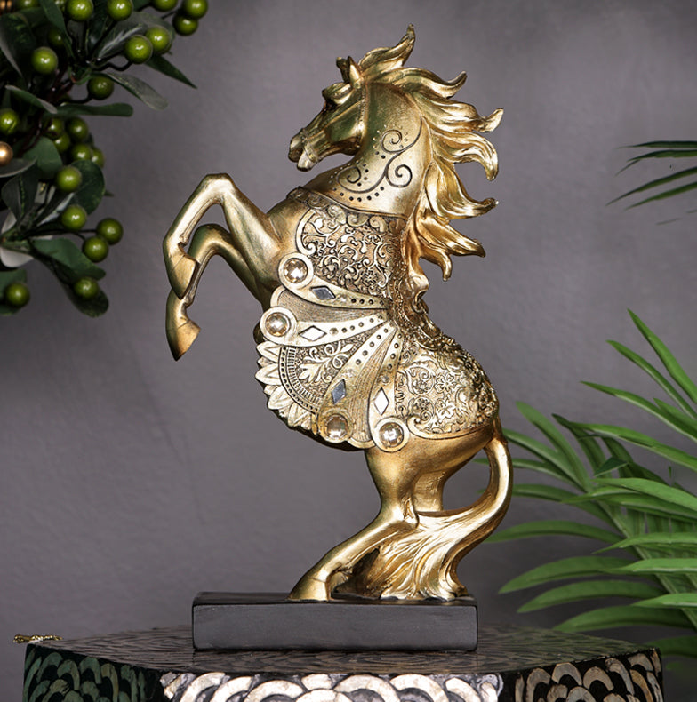 The Jack Rider Horse Decorative Showpiece