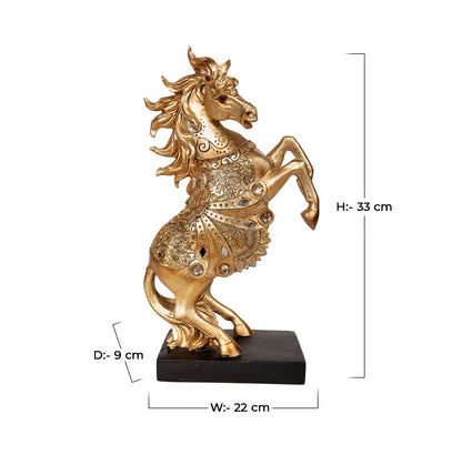 The Jack Rider Horse Decorative Showpiece