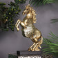 Golden Horse Table Decoration Showpiece