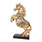 Golden Horse Table Decoration Showpiece