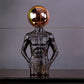 Contemplative Man Sphere Head