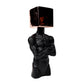 Contemplative Man Square Head