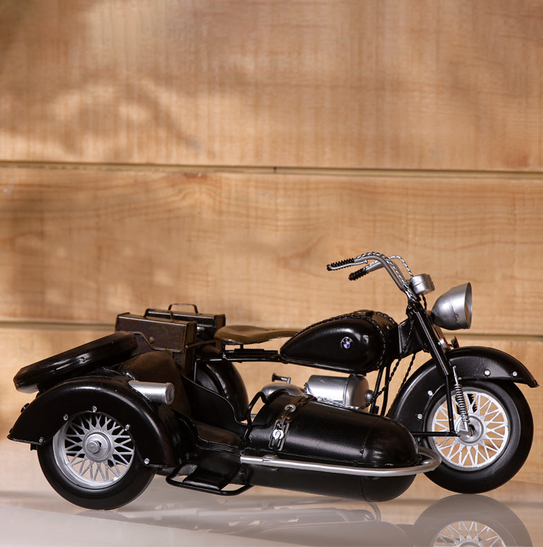 World War 2 BMW R71 Motorcycle Model With Sidecar