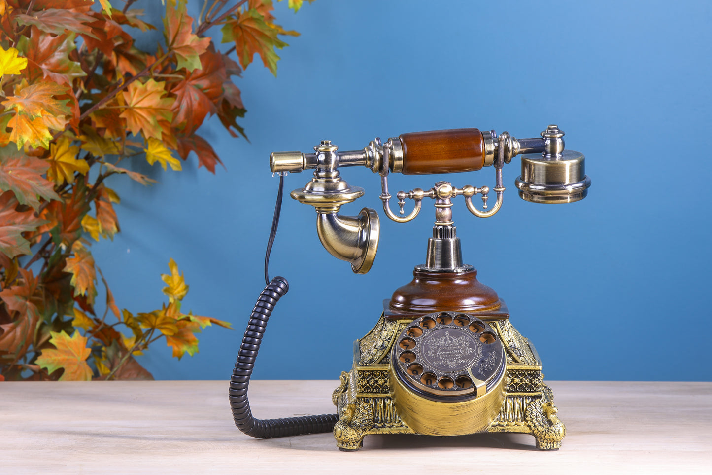 The Vintage Spinner: Golden Square Telephone with Rotator Dial