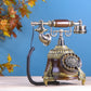 The Aviator Spinner: Long Body Telephone with Brass Wings and Rotator Dial