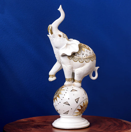 Royal Elephant Table Decoration Showpiece