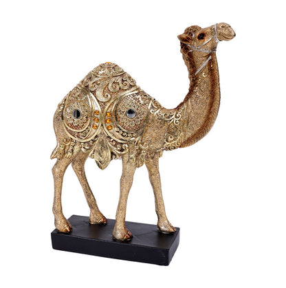 Rajasthani Desert Camel Showpiece Golden Finish