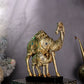Rajasthani Desert Camel Showpiece Golden Finish, Pair