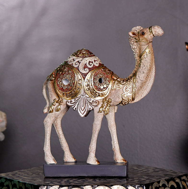 Rajasthani Desert Camel Showpiece Antique Finish