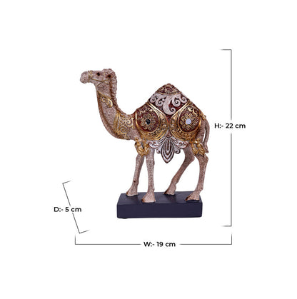 Rajasthani Desert Camel Showpiece Antique Finish