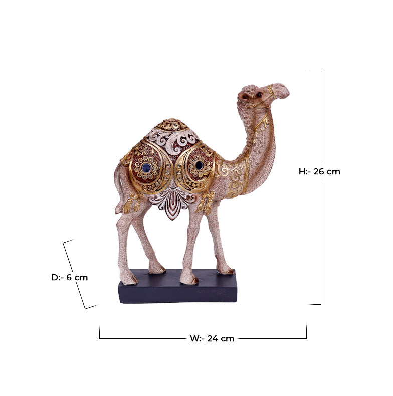 Rajasthani Desert Camel Showpiece Antique Finish