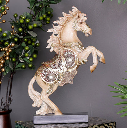 The Bounding Stallion Sculpture Decor Piece