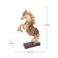 The Bounding Stallion Sculpture Decor Piece