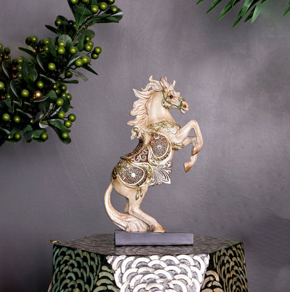 The Jumping Stallion Table Decor Showpiece