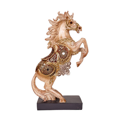 The Jumping Stallion Table Decor Showpiece