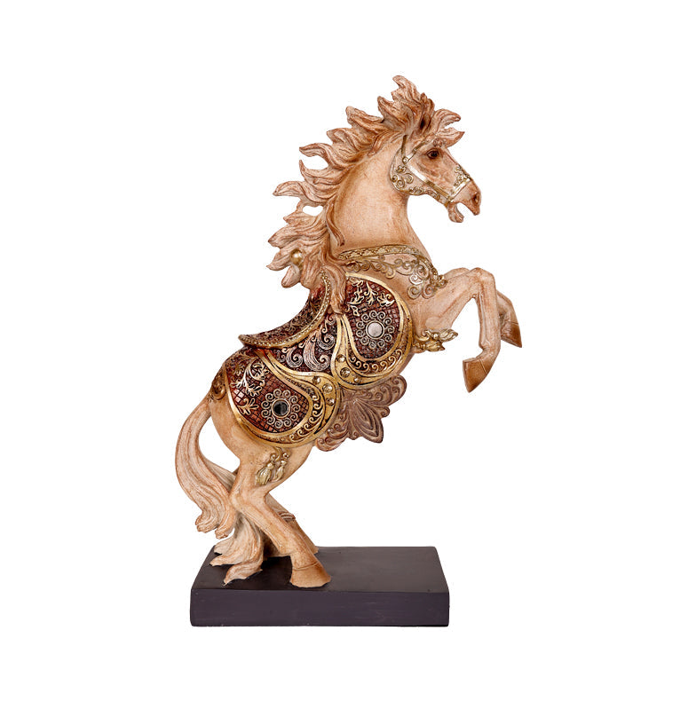 Jumping Horse Decorative Showpiece