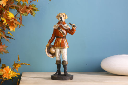 Dog Figurine| Dapper Hound Statue|Urban Wilds