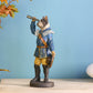 Pitbull Figurine| Polished Protector Statue|Urban Wilds