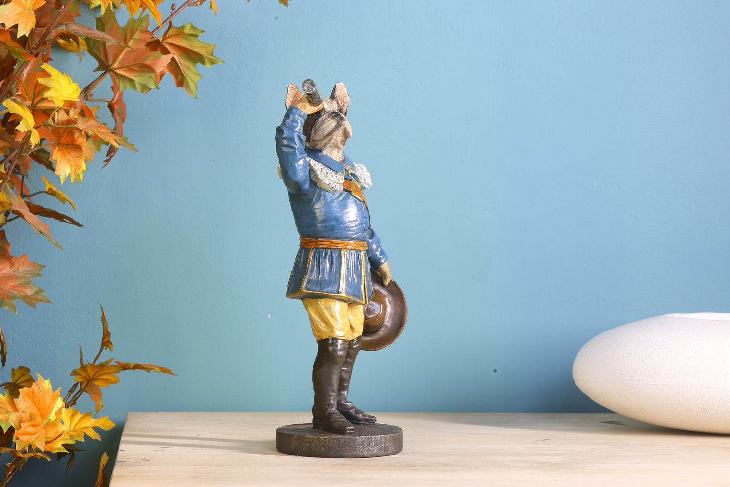 Pitbull Figurine| Polished Protector Statue|Urban Wilds