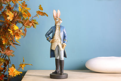 Rabbit Figurine| Velvet Hopper Statue|Urban Wilds