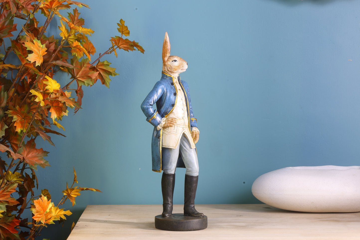 Rabbit Figurine| Velvet Hopper Statue|Urban Wilds