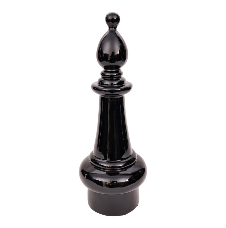 Chess Artpiece - Black Bishop, Medium