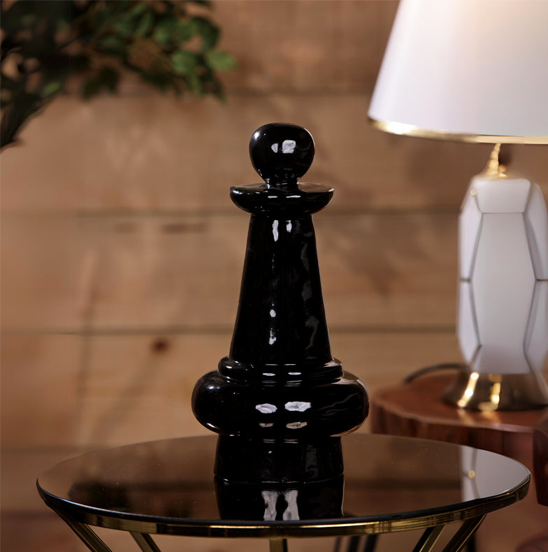 Chess Artpiece - Black Pawn, Medium