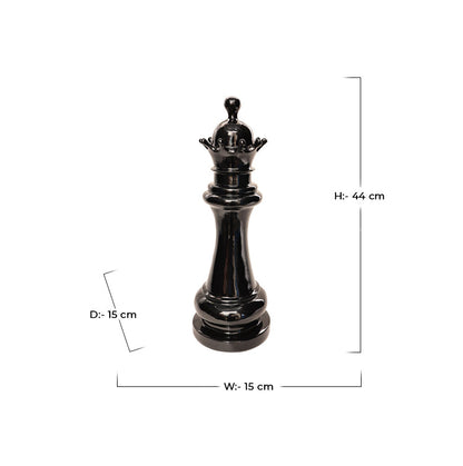 Chess Artpiece - Black King, Large