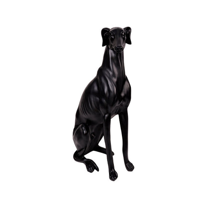 Grey Hound Dog Statue