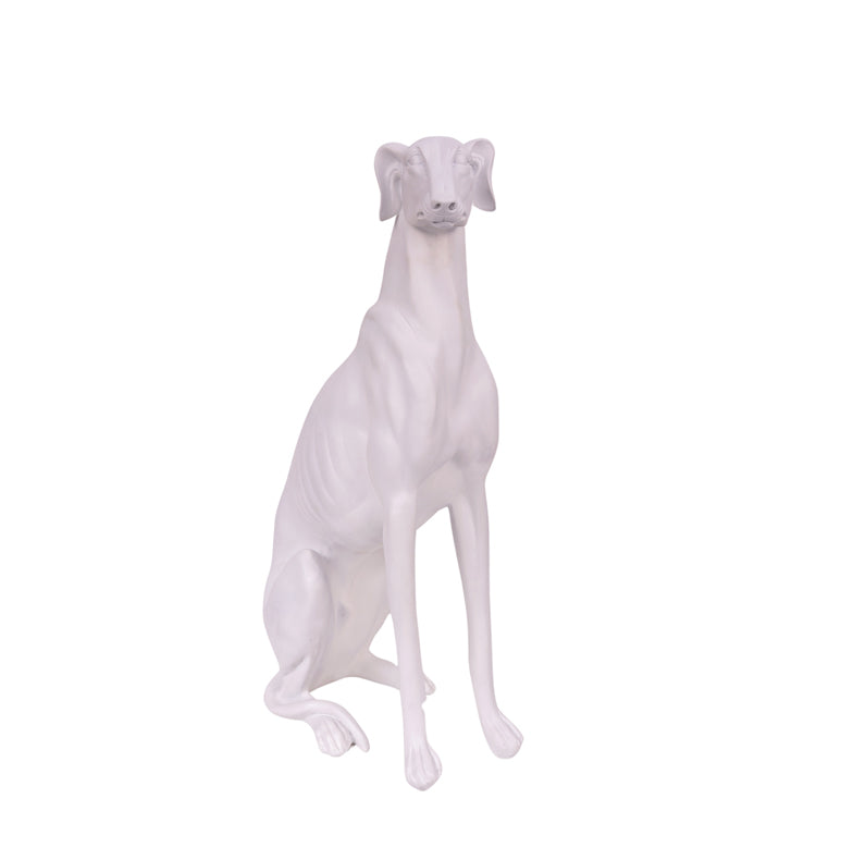 Grey Hound Dog Statue