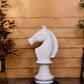 Chess Artpiece - White Knight, Life Sized