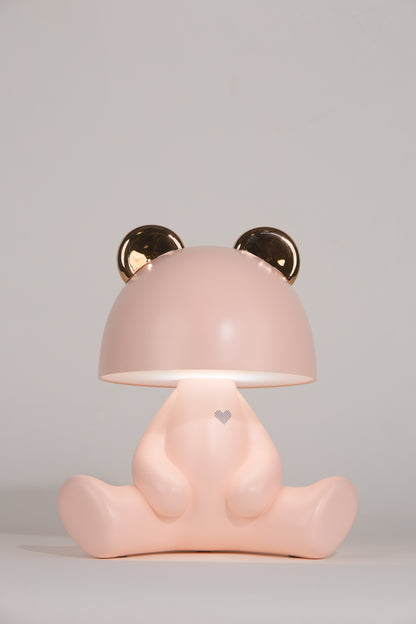 Cute Bunny Lamp with Bluetooth Speaker- Pink