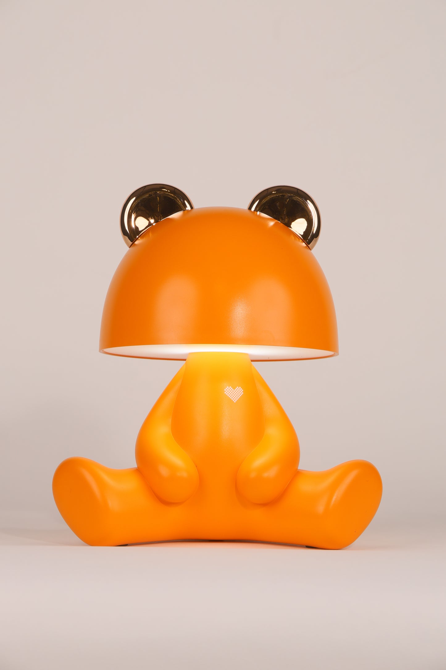 Cute Bunny Lamp with Bluetooth Speaker- orange