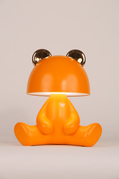 Cute Bunny Lamp with Bluetooth Speaker- orange