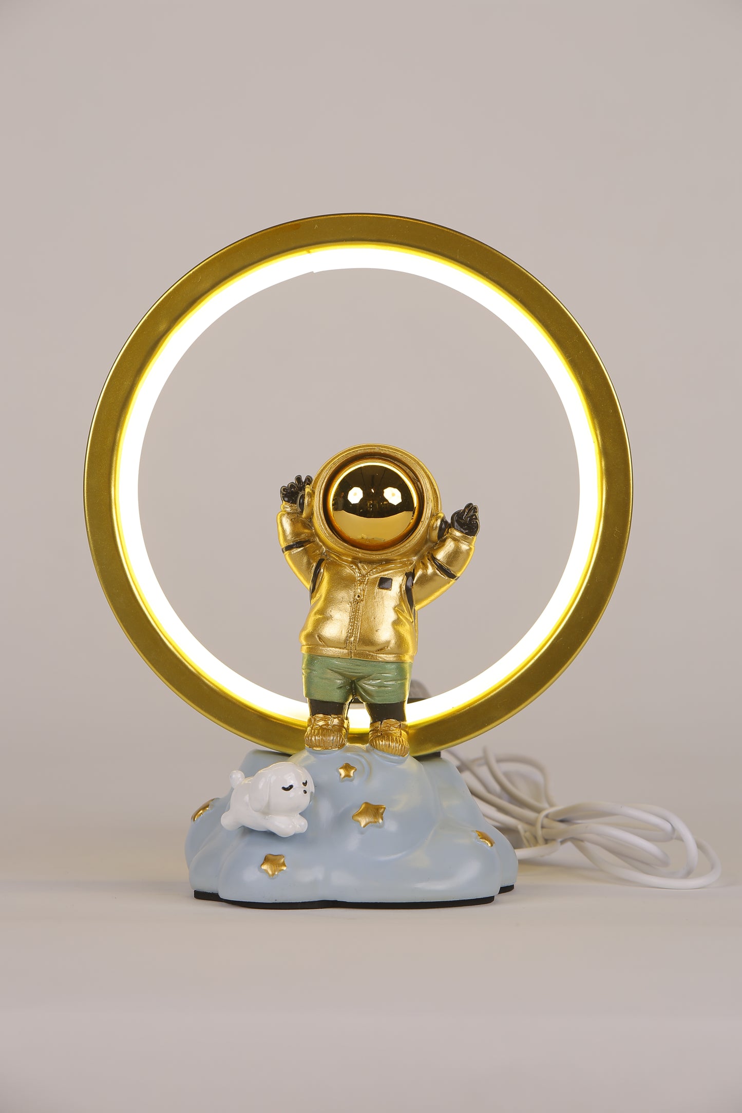 Cool Kids Astronaut LED Lamp- Golden