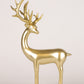 Standing Deer Statue- Golden