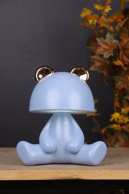 Cute Bunny Lamp with Bluetooth Speaker- Blue