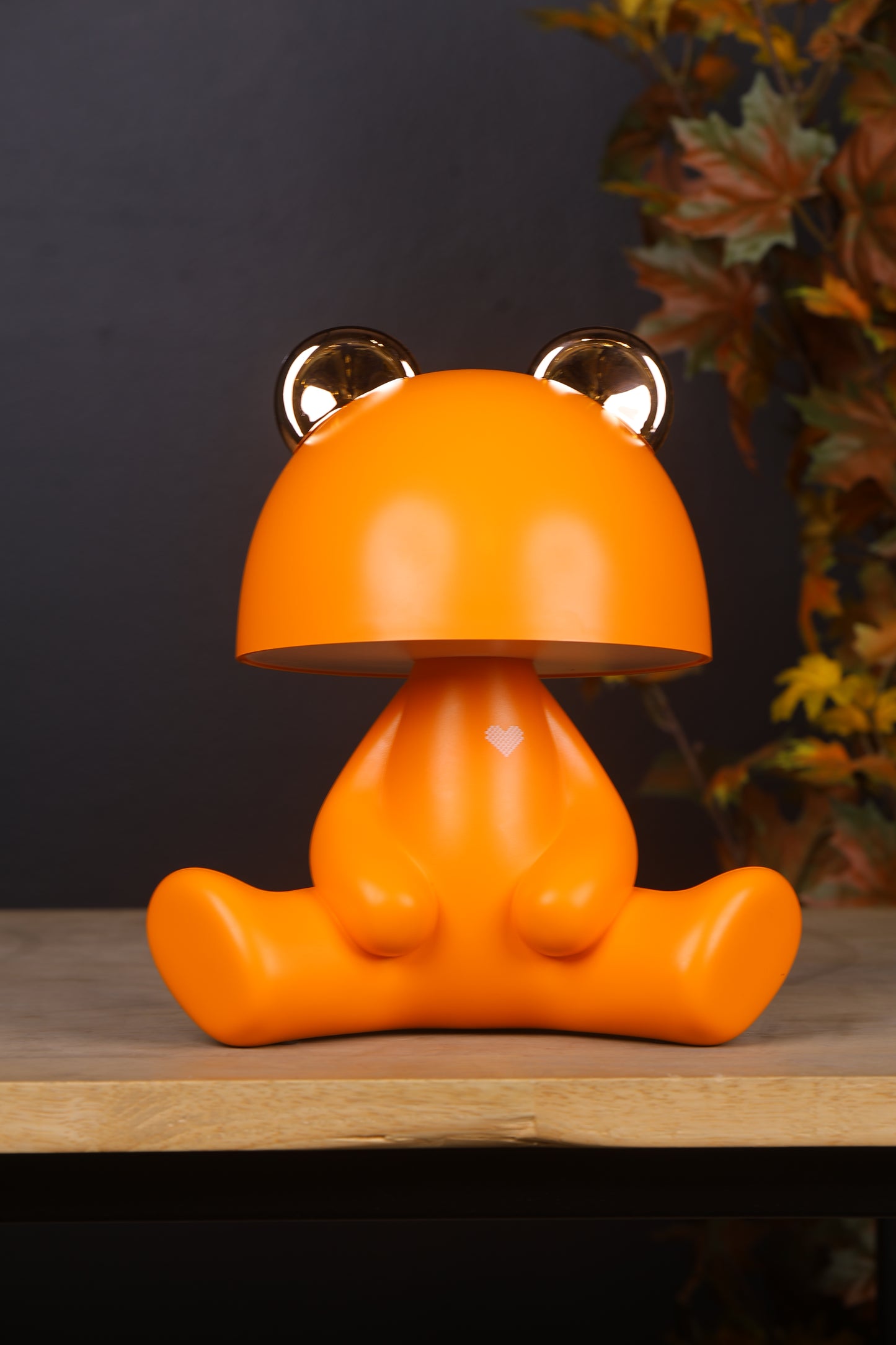 Cute Bunny Lamp with Bluetooth Speaker- orange