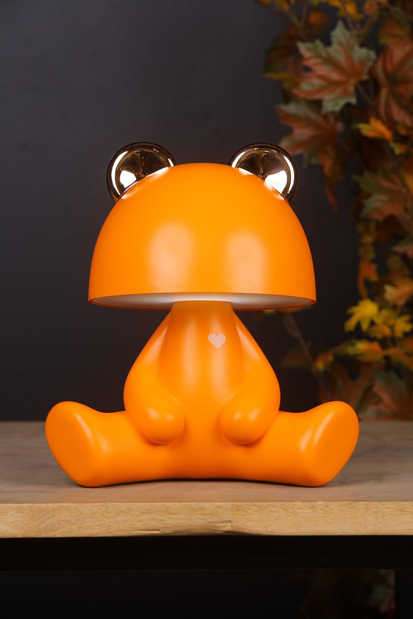 Cute Bunny Lamp with Bluetooth Speaker- orange