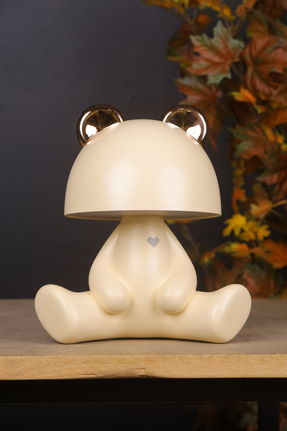 Cute Bunny Lamp with Bluetooth Speaker- Yellow