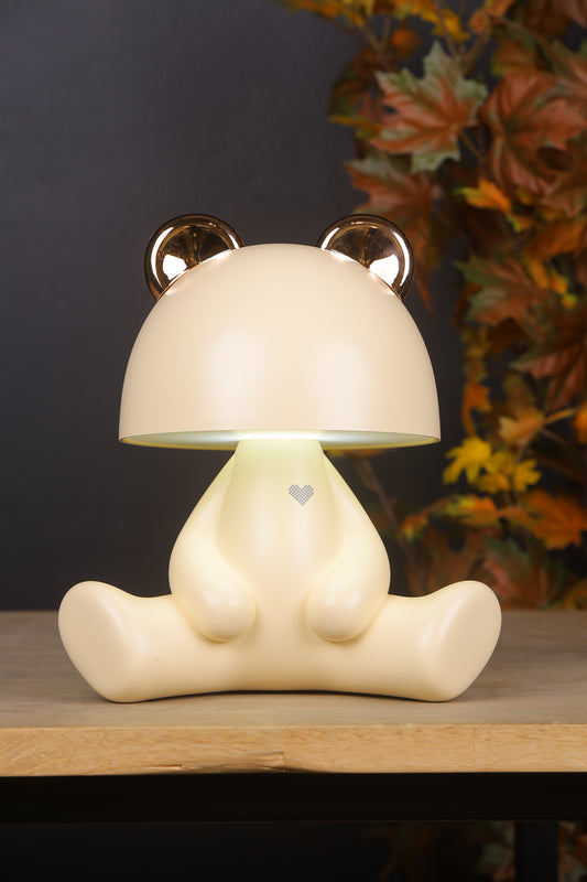 Cute Bunny Lamp with Bluetooth Speaker- Yellow