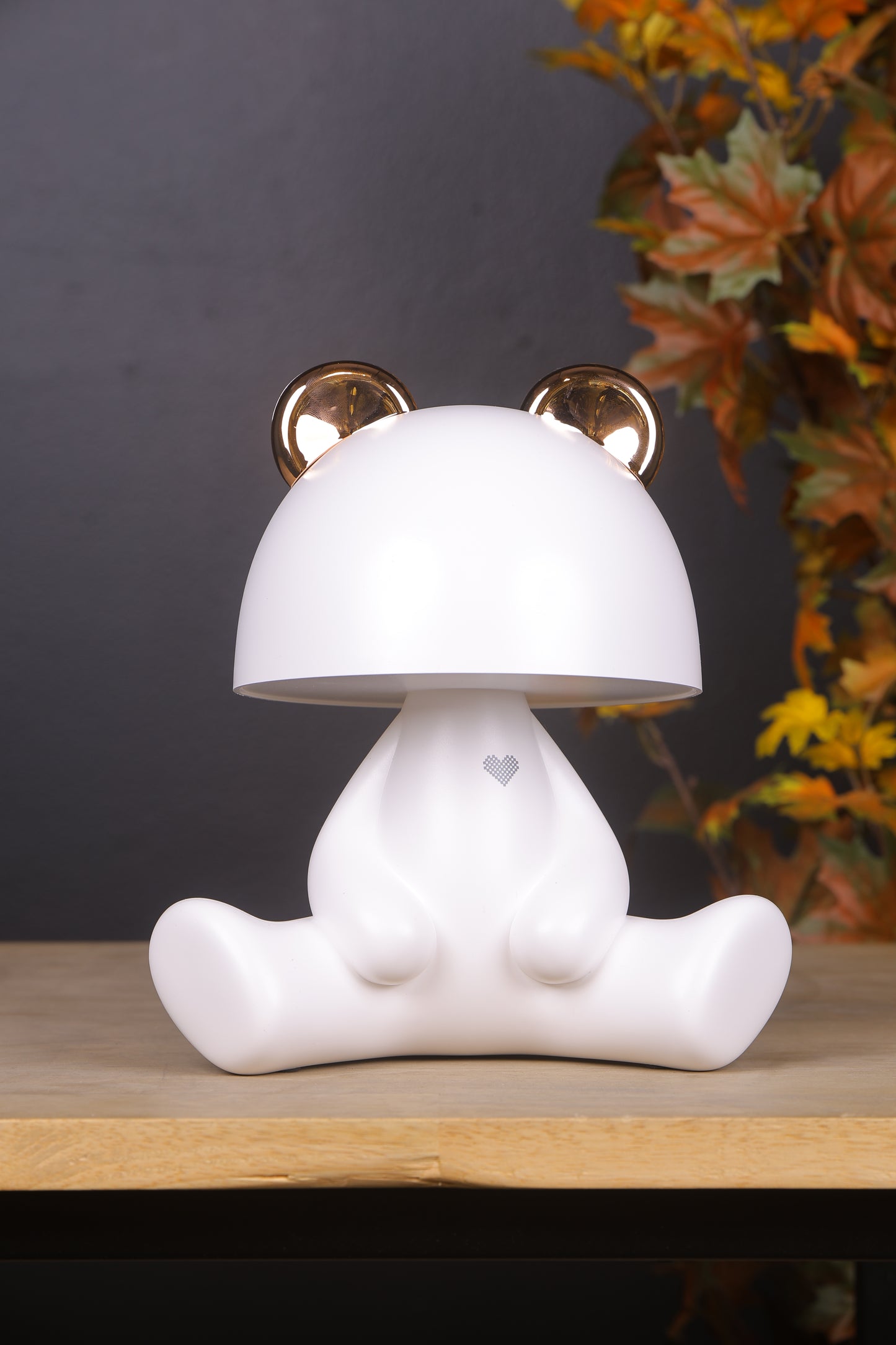 Cute Bunny Lamp with Bluetooth Speaker- White