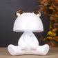 Cute Bunny Lamp with Bluetooth Speaker- White
