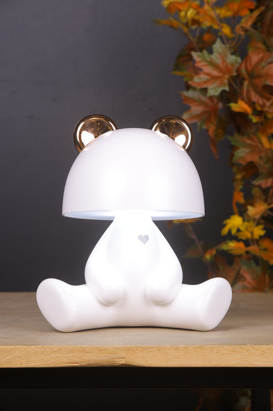 Cute Bunny Lamp with Bluetooth Speaker- White